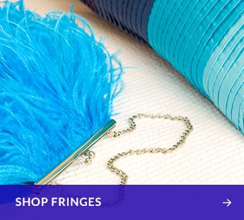 Coque Fringe - 4-6 Dyed (1 Yard Piece)